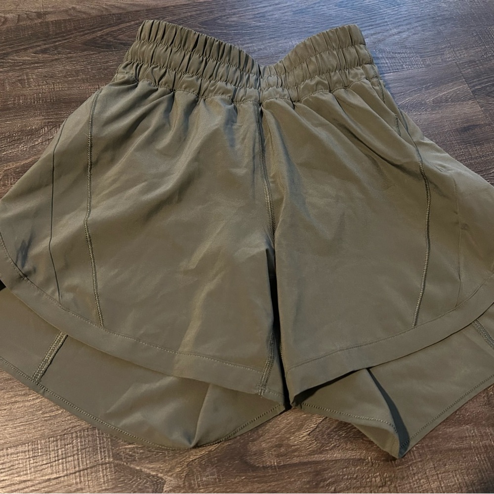 Olive Green Women's Shorts